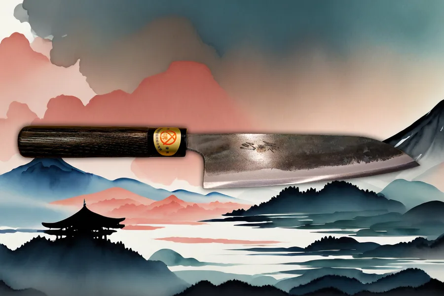 Couteau japonais Haiku Blue Carbon