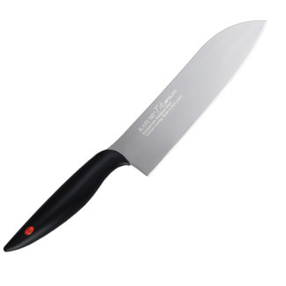 Kasumi titanium gris, couteau de cuisine pro KTG2