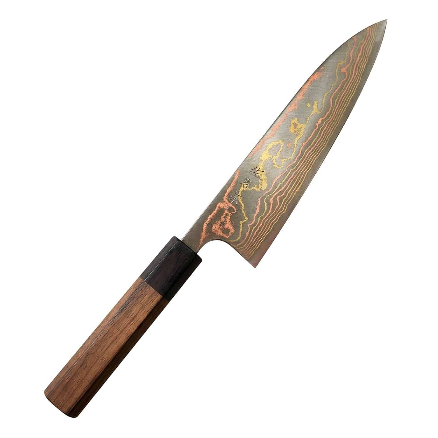 Kasumi Rainbow couteau japonais Chef 21 cm