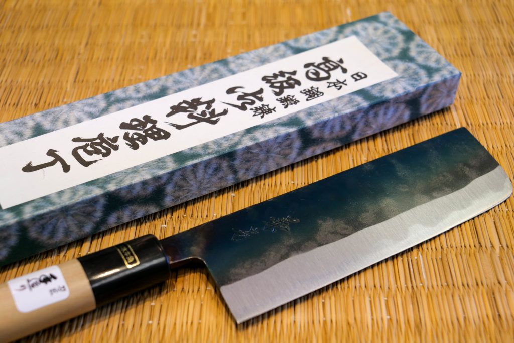 Couteau Japonais Forge Main Japonais Couteau Senzo Japonaise Tradition Couteaux 5 Couteau Japonais brut de forge Nakiri 165 mm Fujiwara Kanefusa - Chroma