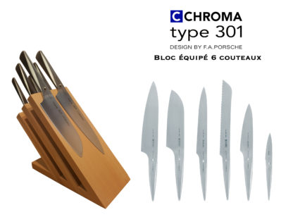 Bloc équipé Type301 6 couteaux